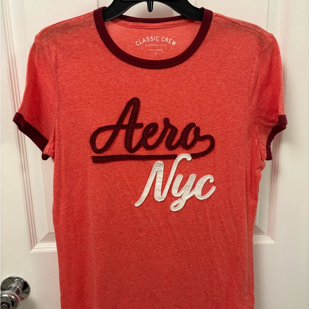 Aeropostale Classic Crew Red Tee